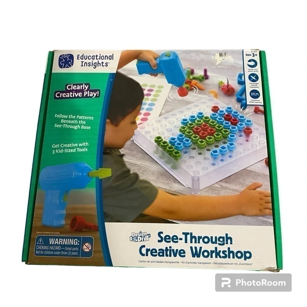 Educational Insights See Through Creative Workshop STEM Drill Science Learning